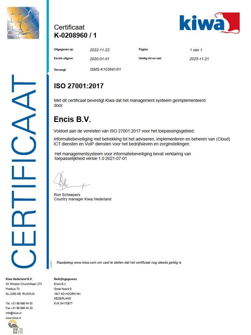 ISO 27001 en NEN 7510