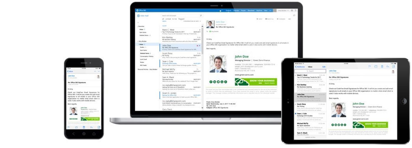 Our solution for centralized signatures in mail